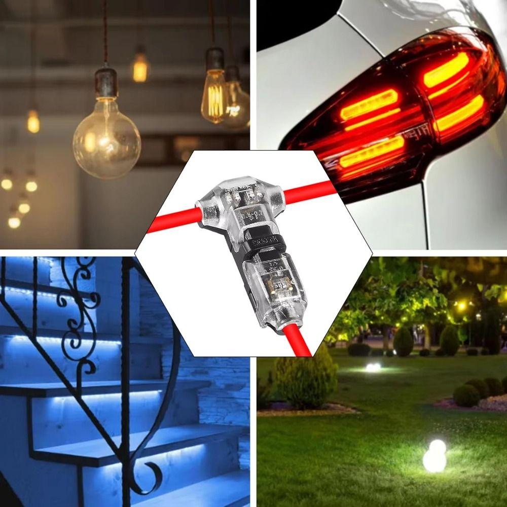 10Pcs for 18-22 Awg Cables Low Voltage Wire Connector Lighting Installations