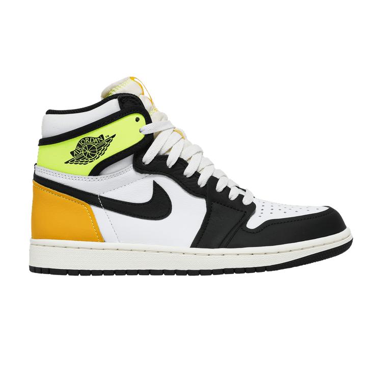 Jordan 1 Retro High Белый Черный Вольт Университет Золото 36