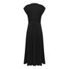 Abito lungo da donna Abito maxi Abito casual Abiti in chiffon Abito altalena Casual Maturo All'aperto Quotidiano Appuntamento Abito con scollo a V a maniche corte con volant