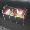 Auto-Kofferraum-Organizer mit mehreren Taschen, große Kapazität, zusammenklappbare Aufbewahrungstasche, zum Verstauen und Aufräumen des Kofferraums, Autozubehör