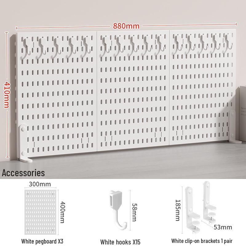 Pegboard Hooks & Baskets for Office, Home, or DIY Desktop Display