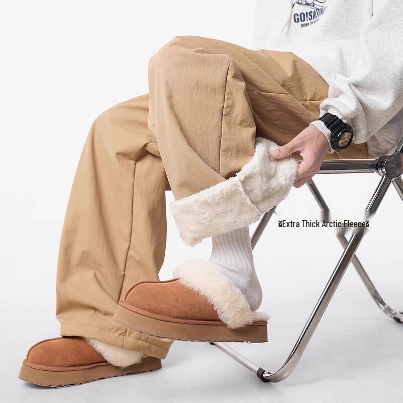 

BWKA Unisex Heavyweight Fleece-Lined Winter Casual Pants M