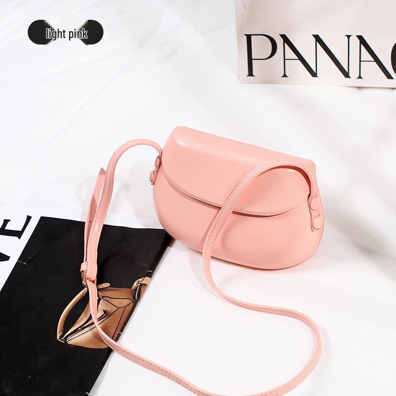 2024 Trendy Candy Color Women's Large Single Shoulder Crossbody Bag - Hard Shell Fashion Square Bag