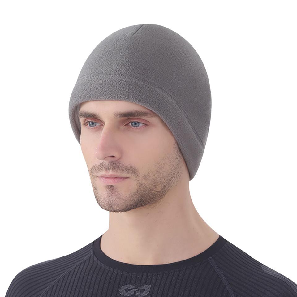 

Getinfit Winter Fleece Cap Warm Windproof for Outdoor Sports Cycling Skiing Running Hiking Cold Weather серый