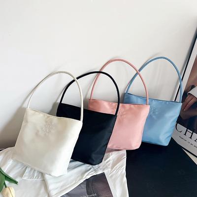 Women's High Capacity Handbag Underarm Handbag Shoulder Bag Embroidered Letters Underarm Bag Handbags Tote Bags