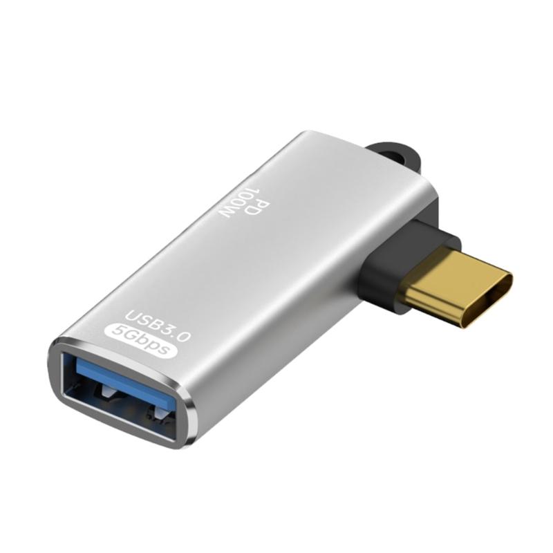 High Speed USB C To A Female Adapter Converter Fast Charging, 5Gbps Data Transfer With OTG And 100W/10W Power Delivery