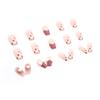Gentle Blush Gradual Change Manicure Pink Girl Sweetheart Wearing Nail Three-Dimensional Bow Love Manicure Piece