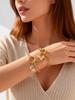Women's Love Chain Bracelet Stainless Steel Bubble Buckle Bracelets Fashion Heart Accessories  Bracelet Mother's Day Gift