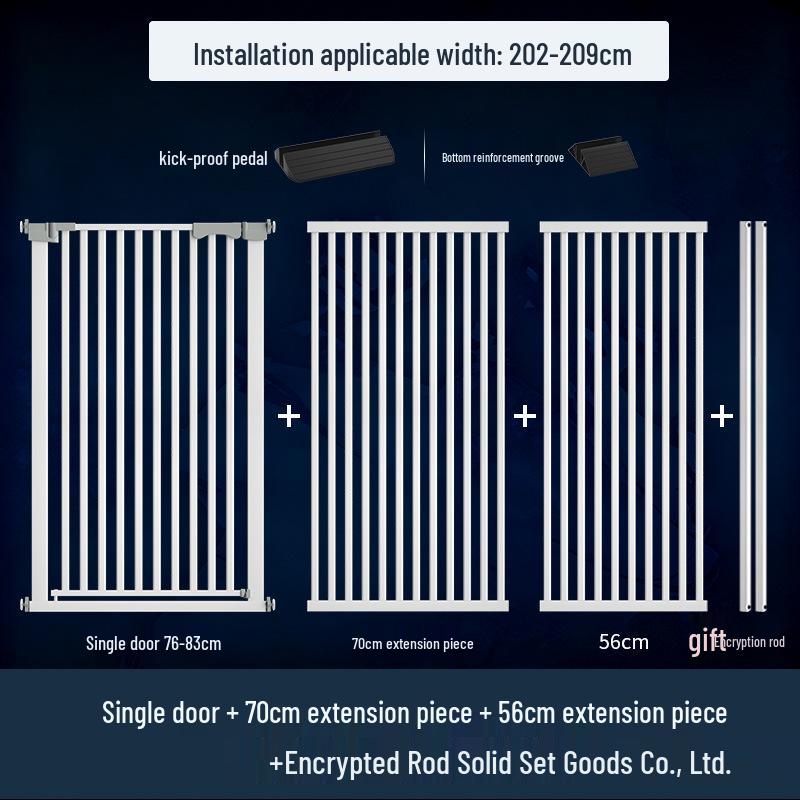 Cat Door Barrier: Auto-Close Pet Gate for Indoor, Balcony, or Stairway - No Drilling Needed