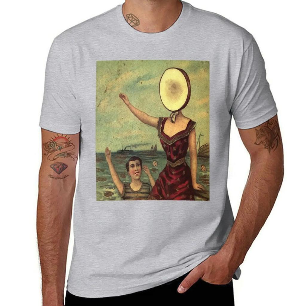 Neutral Milk Hotel Tshirt Graphic T Shirts Vintage T Shirts Graphic Shirts Customizeds Short Sleeve Tee Men