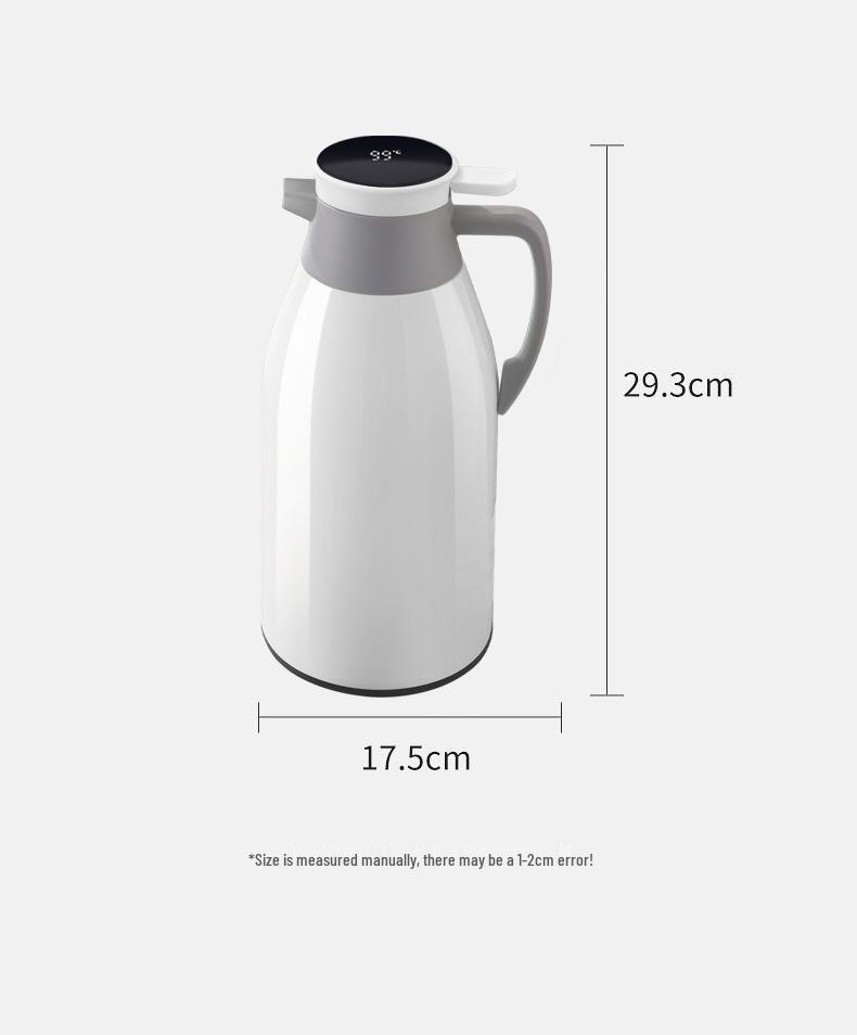 2026 Smart Temperature-Control Kettle: Large Capacity, Insulated, Temperature Display, Hot Water Bottle for Home Use.
