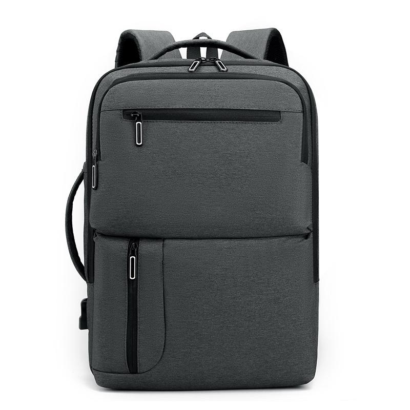 

Business Backpack for Men Waterproof Computer Backpack for Men Fashion Oxford Cloth Backpack серый