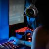 SY-G40 3,5 mm USB-kabelanslutet styrt headset Dragon Eyes Luminous Gaming Söta kattöron Huvudmonterade datorhörlurar med mikrofon För PC Bärbar dator