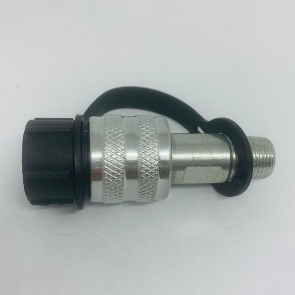 8 (Mm) Hydraulic Coupling External Thread Plated Steel