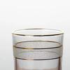 Taishun Goldrand-Glastumbler - 4er-Set