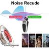 Retractable Wireless Headphone Headset Stereo Earphone lightweight V5.0 Noise Cancelling Mic Clip on Earpiece workout Sports running Business Trucker