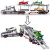 Non-Toxic 638Pcs Sluban 0339 Transport Vehicle Bus Building Blocks Set Technic City Bricks Children Diy Educational Toys Birthdays Gifts