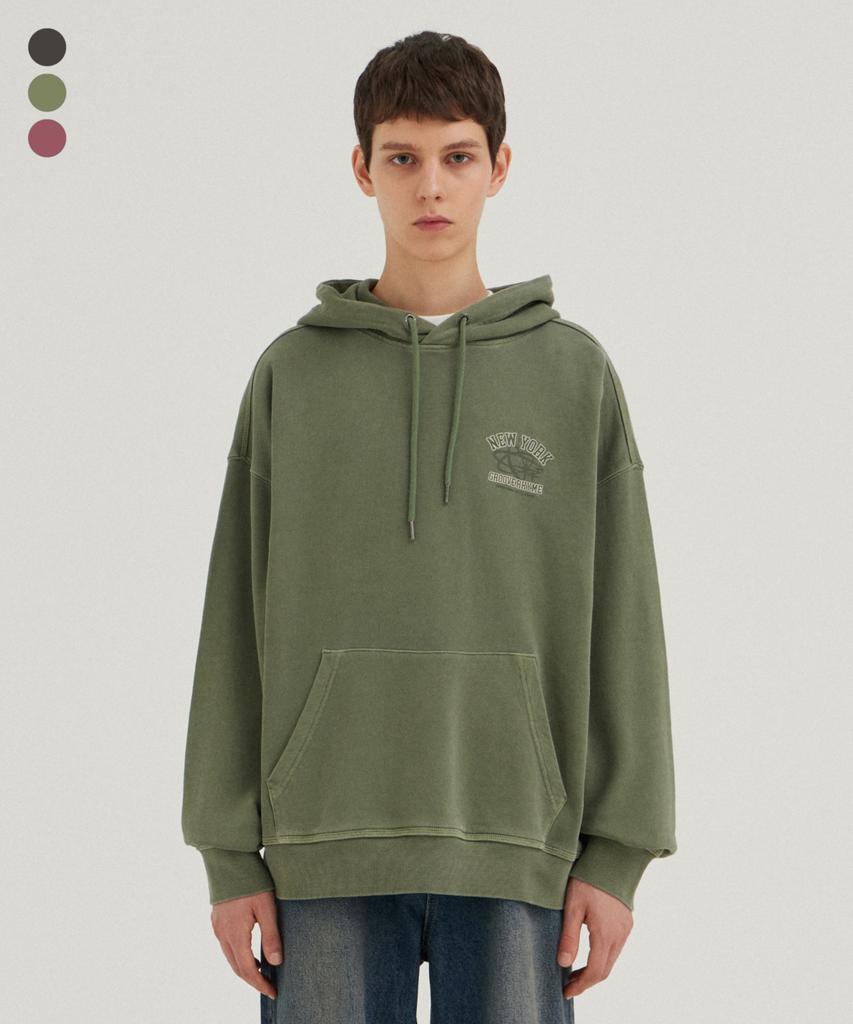 PIGMENT New York Arch Lettering Hoodie (Lrsfcth132M)