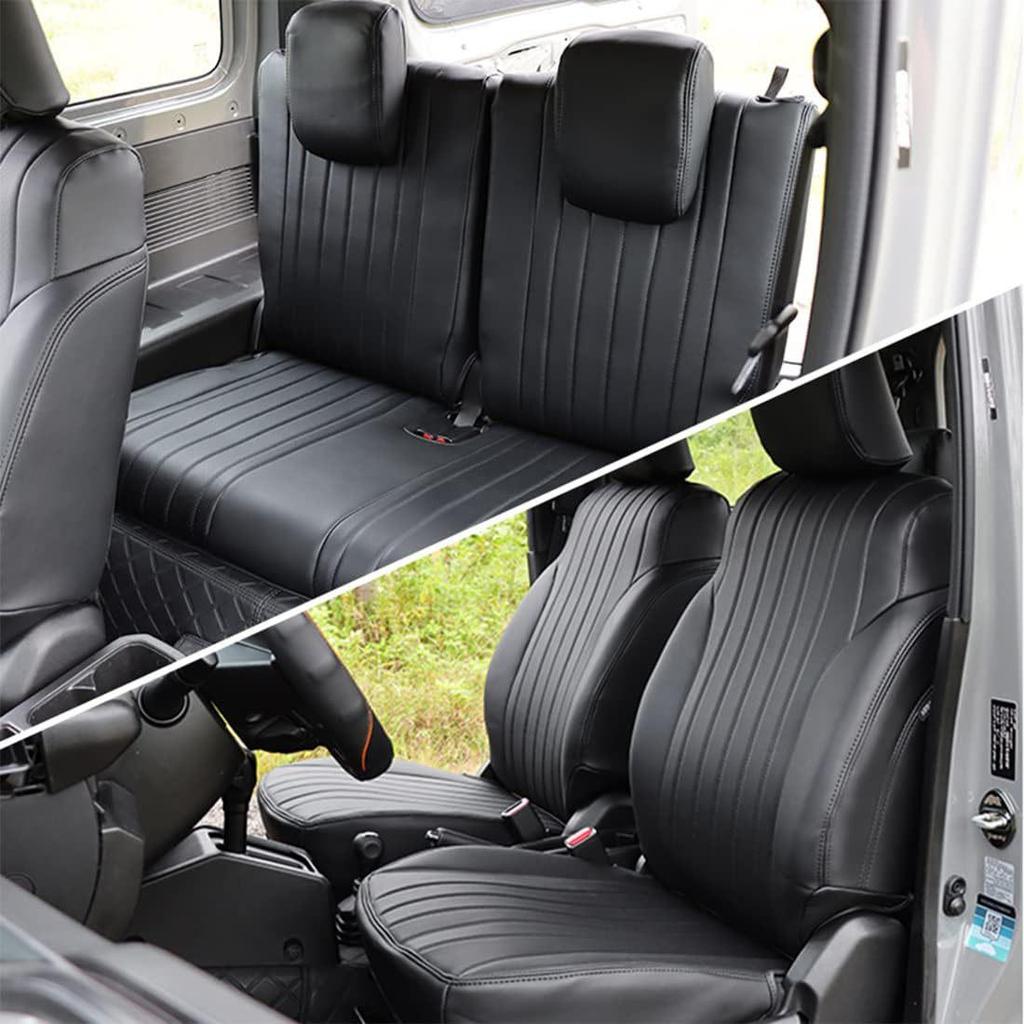 3-Door Jimny 2018+ JB64 JB74 Leather Premium Full Surround Seat Covers