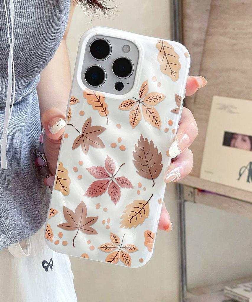 Autumn Maple Leaves Phone Case For IPhone 17 Air 16 15 14 13 12 11 Pro Max Cover Case For IPhone 16 15 14 Plus Case Funda Coque