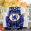 1pc C-Chelsea Theme Blanket - Digital Print, Polyester, Cozy for All Seasons, Perfect for Outdoor, and Travel