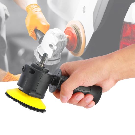 

6 шт./компл. комплект для полировки автомобиля с треугольным хвостовиком, полирующий авто противоскользящий набор губок для вощения