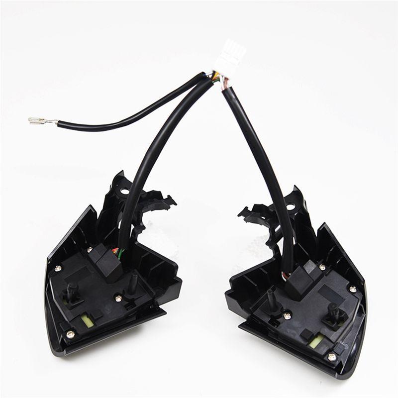 Steering Wheel Audio Control Button Cruise Switch Parts Accessories For Toyota Corolla / / Altis 2010-2013 Bright Black
