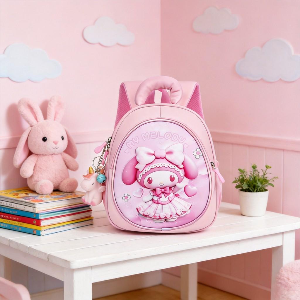 Children Elsa Melody Spider Man Backpack With Breathable Nylon For Kindergarten And School Use