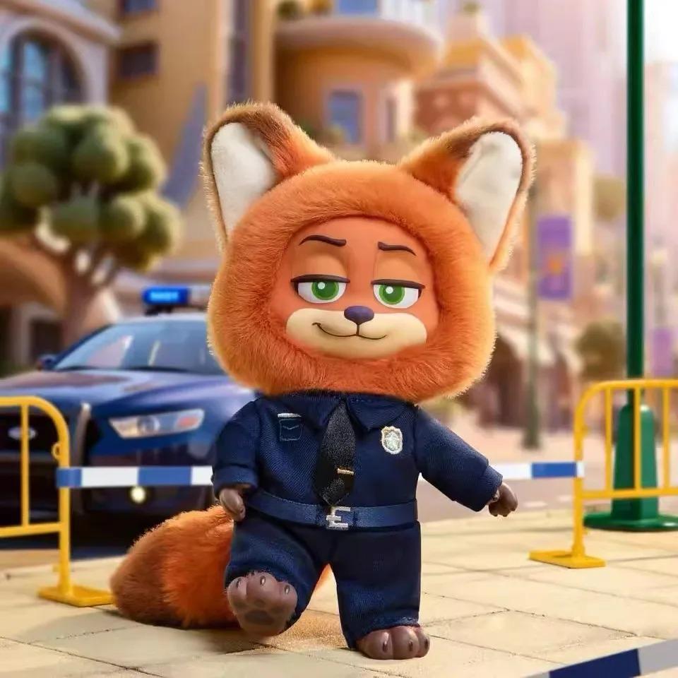 Originální plyšové hračky Zootopia2 Králík Judy Lišák Nick Ovce Tajemný starosta Figurka Anime Hračky Sbírka Vánoční dárky