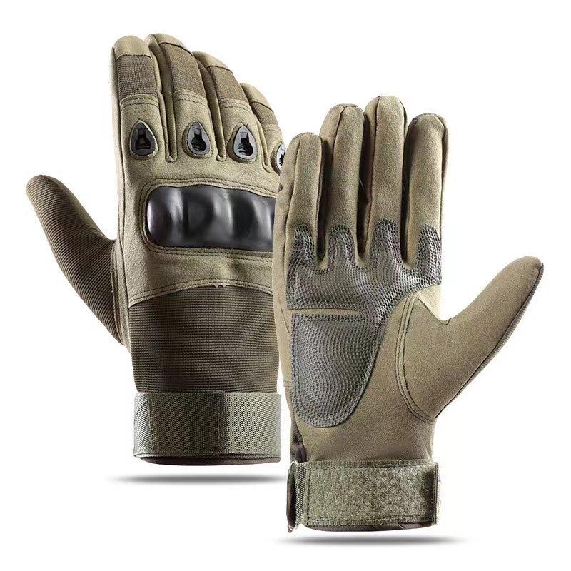 

Outside Gloves Cycling Male Special Forces Full Finger Anti Slip Wear Resistant Military Fan ActiveWear Training Mountaineering Fighting Tactical XL