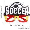 2026 USA Canada Mexico World Cup Cheer Props Football Theme Glasses Top 24 Fan Supplies Photo Glasses Frame