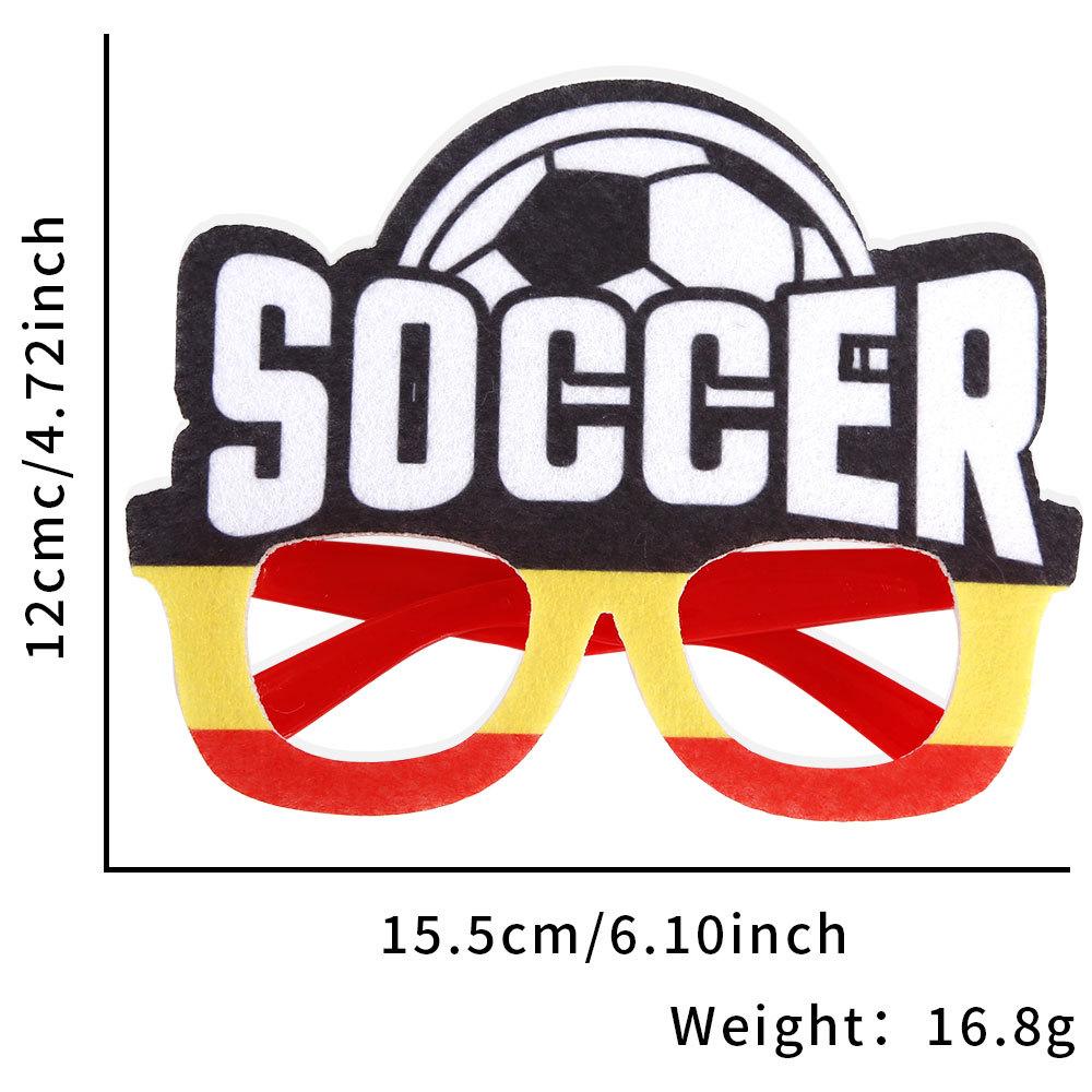 2026 USA Canada Mexico World Cup Cheer Props Football Theme Glasses Top 24 Fan Supplies Photo Glasses Frame