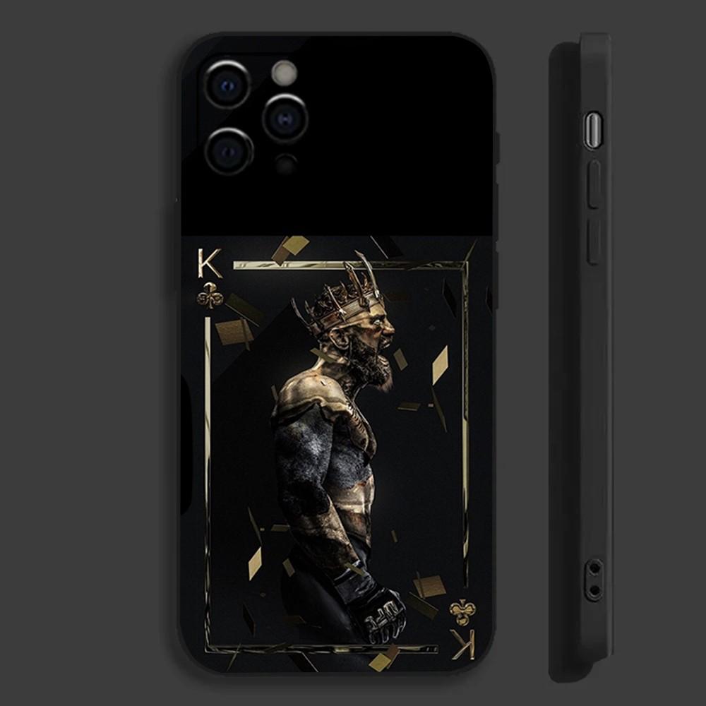 C-Conor M-McGregor Phone Case For Apple iPhone 15,14,13,12,11,Pro,X,XS,Max,XR,Plus,Mini Soft Black Cover