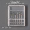 6Pcs/Set Diamond Nail Grinding Head Polishing Grinding Nail Electric Manicure Tool Cuticle Nail Sander Drill Bit Accessories
