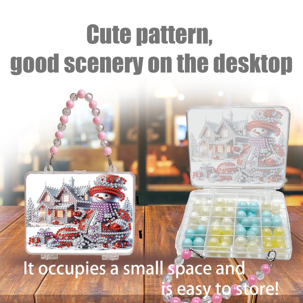 DIY Diamantmalerei Perlen Aufbewahrungsbox Große Kapazität Diamanten Plateau Aufbewahrungskoffer Perlenflaschen Aufbewahrung Handtasche Perlen Organizer
