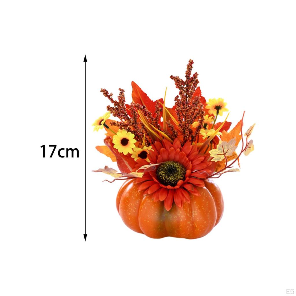 Künstliche Kürbisblume Falsche Schaumkürbisse Erntedankdekoration Modell für Party