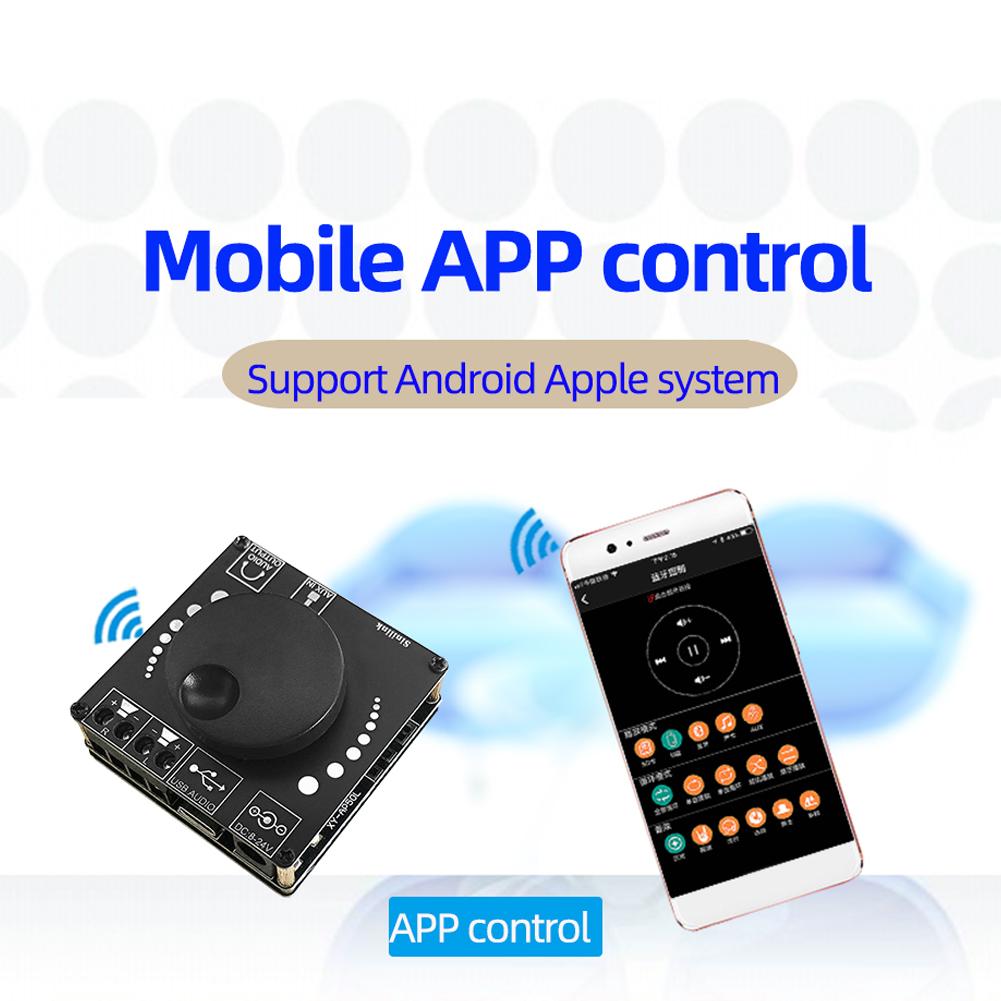 Amplifier Board Bass Preamplifier Speaker 5.0 Audio Stereo Amp AUX HIFI Bluetooth-compatible Power Amplifier Board