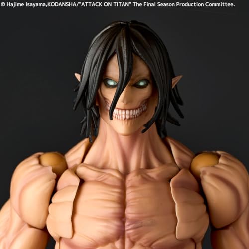 Kaiyodo Revoltech Amazing Yamaguchi Attack on Titan Eren Yeager Action Figure