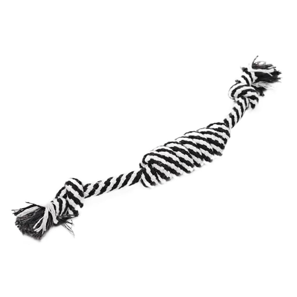 Puppy Dog Pet Toy Cotton Braid Geometry Shape Rope Chew Knot New