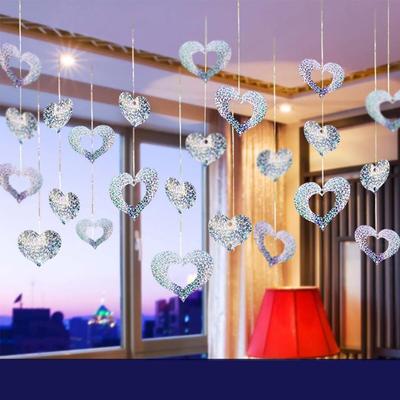 100 st Bröllop Födelsedagsfest Dekoration Dekoration Ballong Regnsilke Paljett Hänge Bröllopsartiklar Bröllopsrumsdekoration