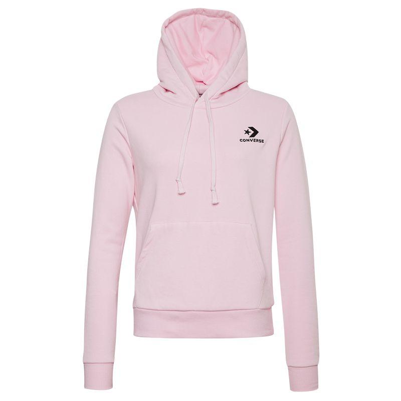 Converse Star Chevron EMB PO Sweatshirt Women s Pink 10008923-A07 M