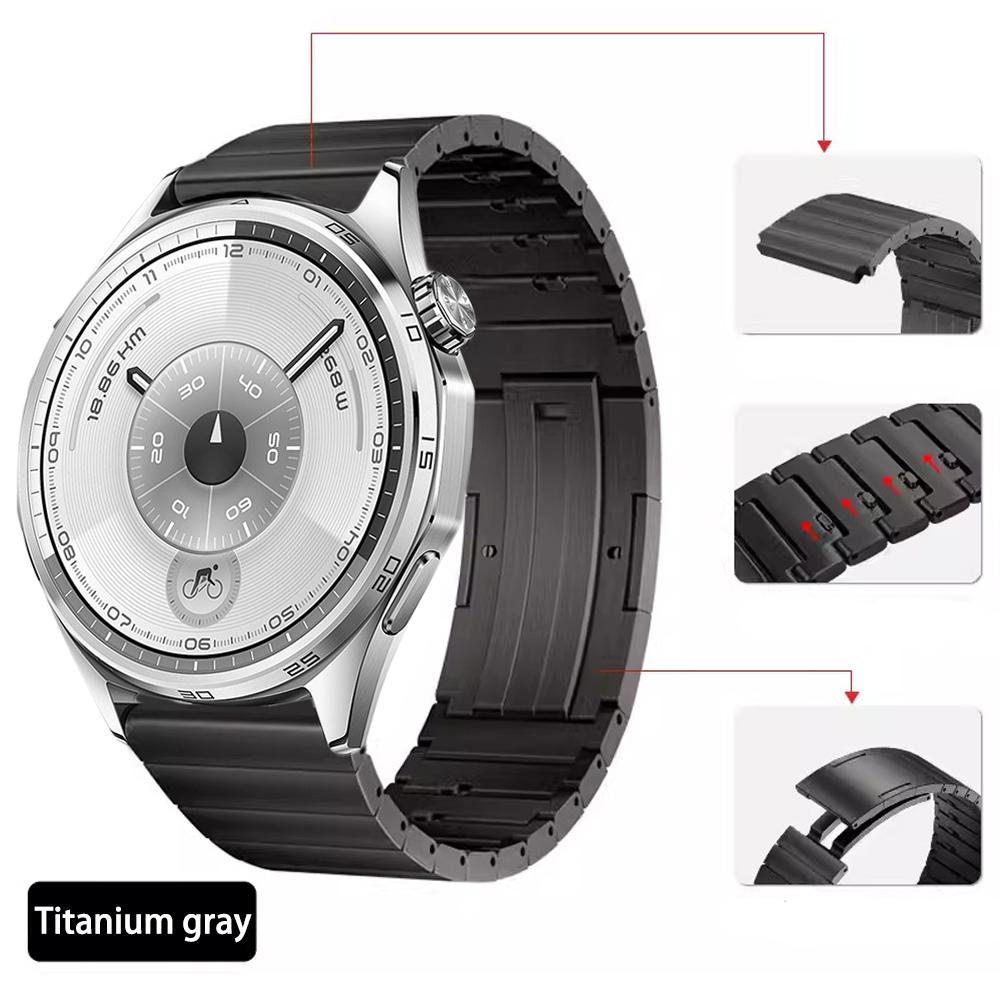 22mm Titanarmband für Huawei Watch GT6 Pro/GT6/5/GT5/GT4 4 3 Pro 46mm Schnellwechsel-Uhrenband für Amazfit Balance 2/Bip 6 Gürtel