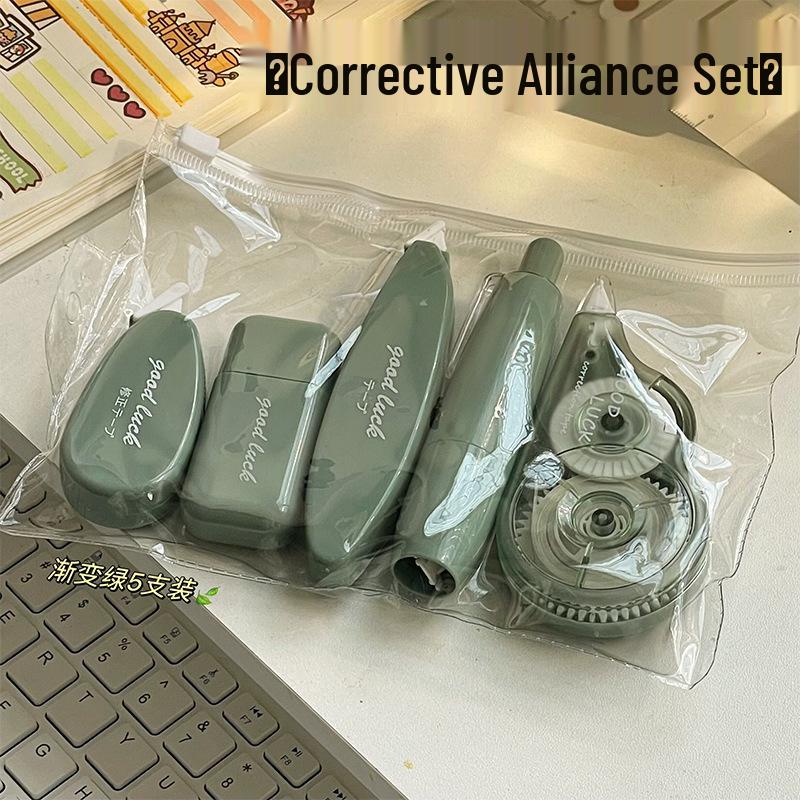 

Премиальный многофункциональный набор корректирующей ленты - Изящный, Креативный, Бесшумный, Плавное использование