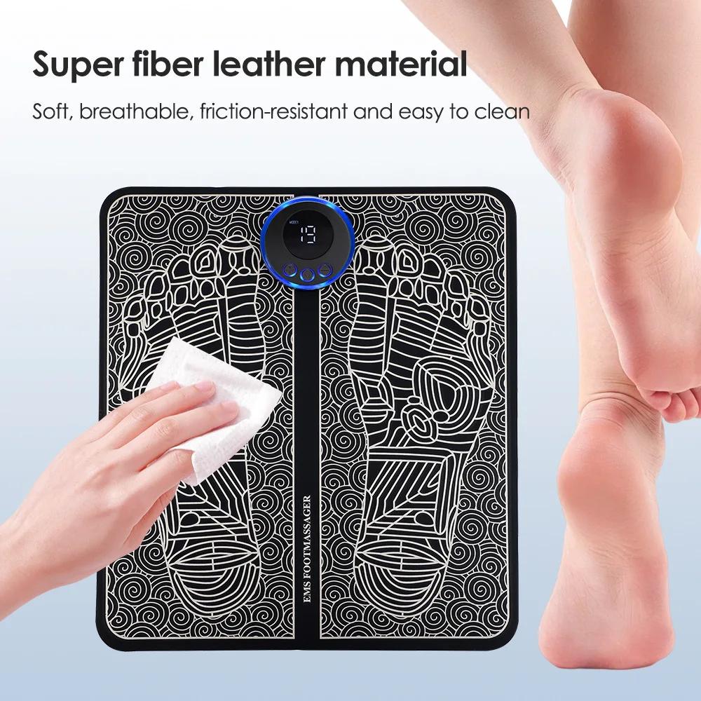 Foot Massage Mat EMS Foot Massager Pad 19 Modes 8 Gears Electric Foot Acupoint Massager Muscle Relieve Cushion Relief Pain Relax Feet