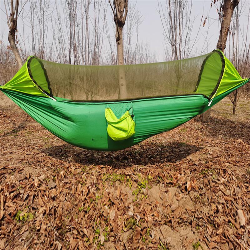 Yuming Automatic Pop-Up Camping Hammock with Mosquito Net & Sunshade