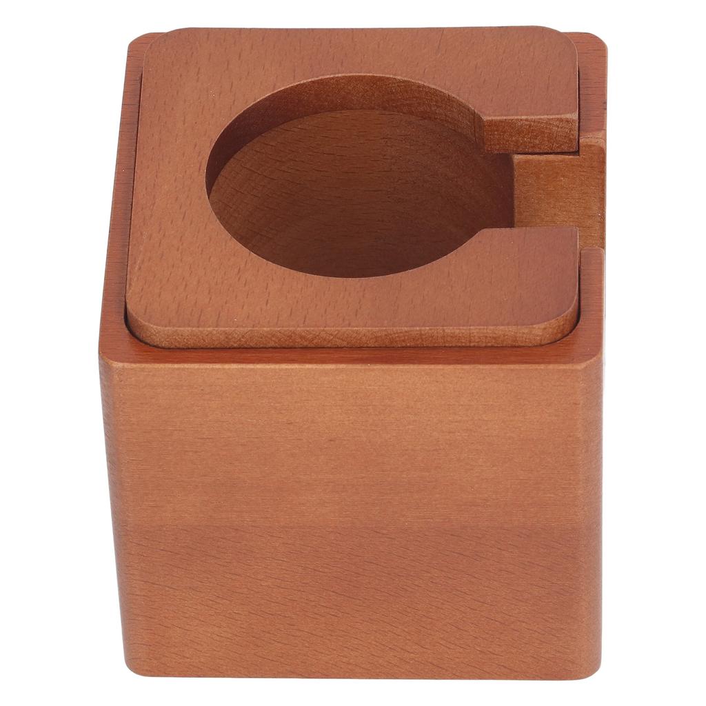 Coffee Portafilter Holder Station Wood Coffee Portafilter Tamping Stand for 51mm 54mm 58mm