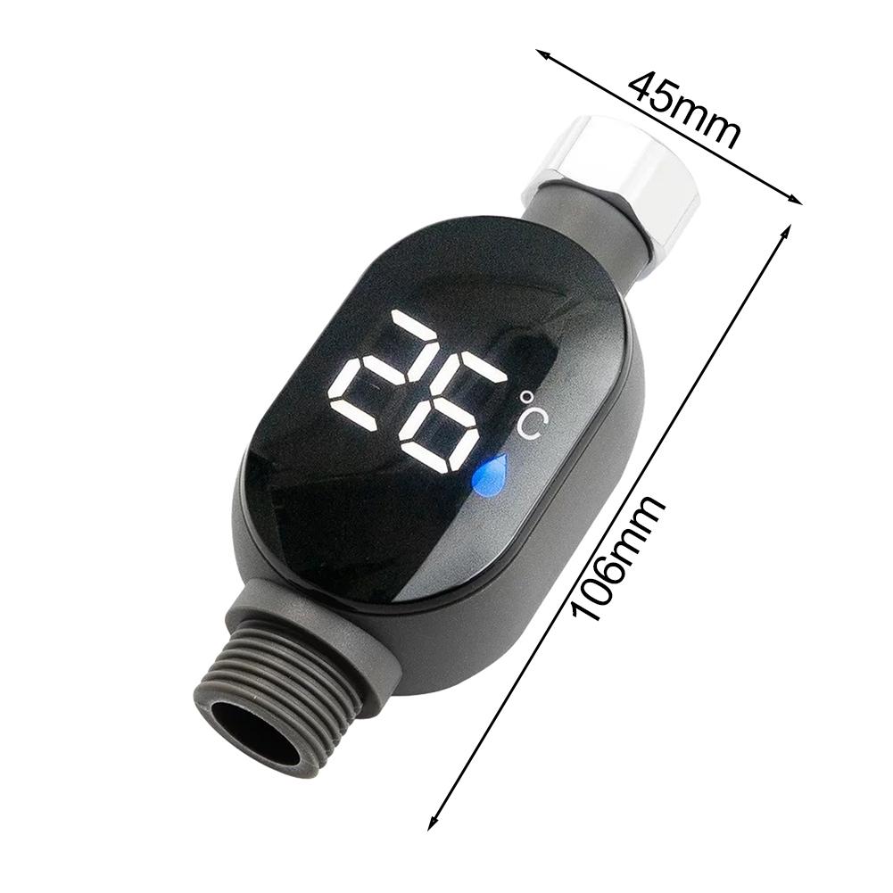 Shower Temp Gauge Water Temp Meter Shower Thermometer Real-time Readings