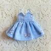 Handmade Dolls Outfits Dresses Fashion White Cardigan Doll Clothes Skirt  1/11 OB11 Dolls/1/12 BJD