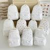 New Backpack Female Korean College Students Small Floral Literary and Art Fan Schoolbag Ins College Style Casual Backpack