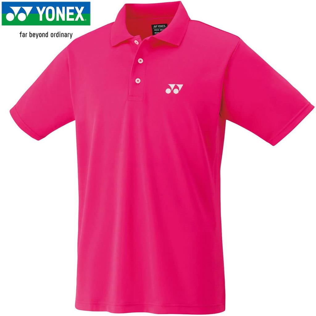 Yonex Short Sleeve Game Shirt, Bright Pink (122) L